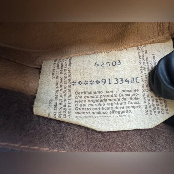 Gucci Vintage PVC/Leather GG Web Sherry Line Clutch. - Picture 11 of 16